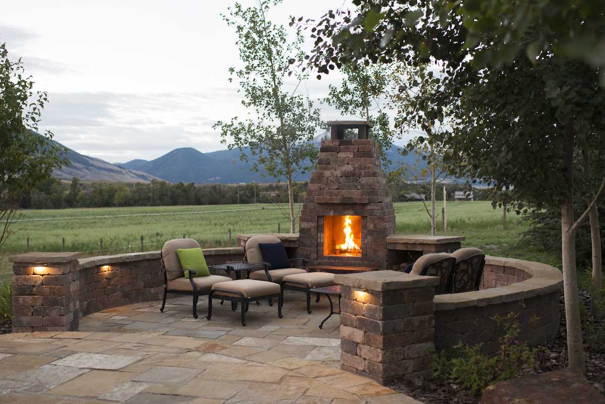 big outdoor fire pit